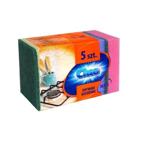 Zdjęcie produktu - Cluo Zmywak kuchenny Maxi, 5 sztuk