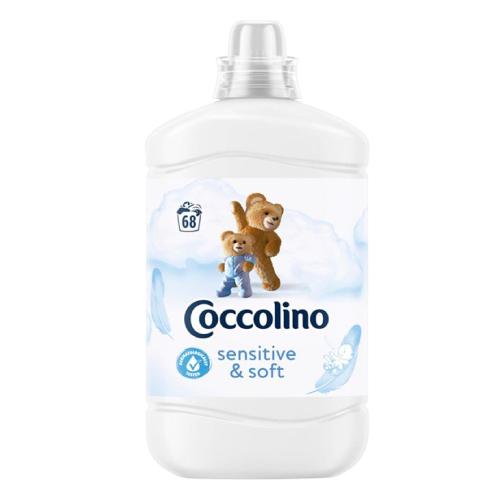 Zdjęcie produktu - COCCOLINO Płyn do płukania tkanin koncentrat SENSITIVE & SOFT 1,7l