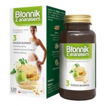 Zdjęcie produktu - COLFARM BŁONNIK Z ANANASEM, 120 tabletek do ssania