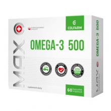 Zdjęcie produktu - COLFARM Omega-3 500 Max, 60 kapsułek 