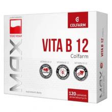 Zdjęcie produktu - COLFARM Witamina B12 Max Vita, 120 tabletek 