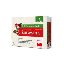 Zdjęcie produktu - COLFARM ŻURAWINA - 60 tabletek  BRAK TEKTUROWEGO OPAKOWANIA