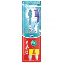 Colgate Max White Szczoteczka do zęb&oacute;w średnia, 2 szt.