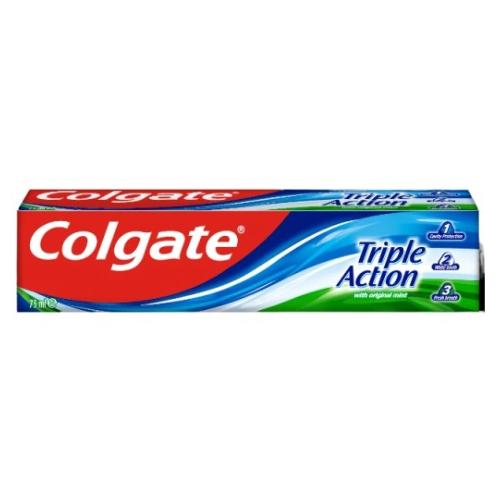 Zdjęcie produktu - COLGATE Triple action Pasta do zęb&oacute;w, 75ml