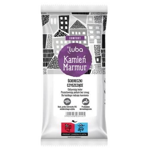 Zdjęcie produktu - LUBA COMFORT Czyszczące ściereczki do Kamienia i Marmuru, 32szt.