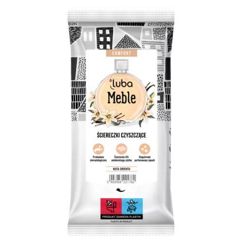 Zdjęcie produktu - LUBA COMFORT czyszczące ściereczki do mebli Nuta Orientu, 32 szt.