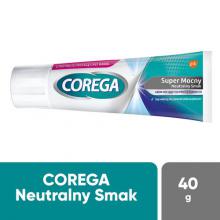 COREGA Krem do protez Super mocny Neutralny Smak - 40 g