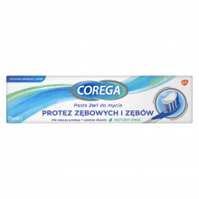 COREGA Pasta 2w1 do mycia protez i zęb&oacute;w - 75 g (29932)