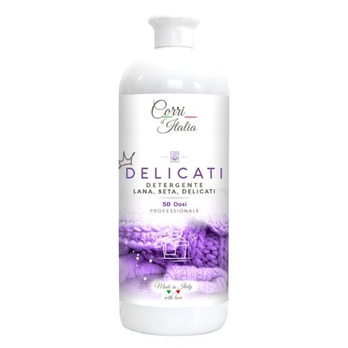 Zdjęcie produktu - Corri d'Italia Płyn do prania Delicati 50 prań - do delikatnych tkanin, 1000ml