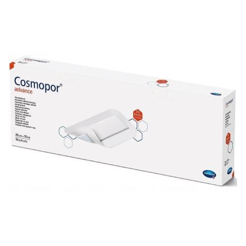 Zdjęcie produktu - COSMOPOR Advance Opatrunek jałowy 35cm x 10cm, 10 sztuk