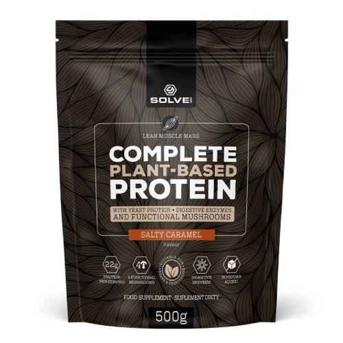 Zdjęcie produktu - Solve Labs Complete Plant-Based Protein Wegańskie białko o smaku słonego karmelu, 500 g
