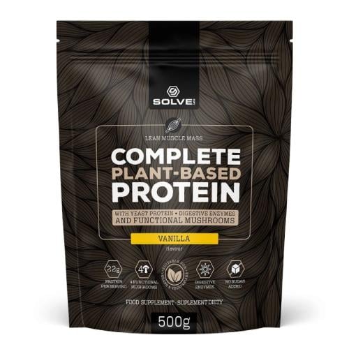 Zdjęcie produktu - Solve Labs Complete Plant-Based Protein Wegańskie białko o smaku waniliowym, 500 g
