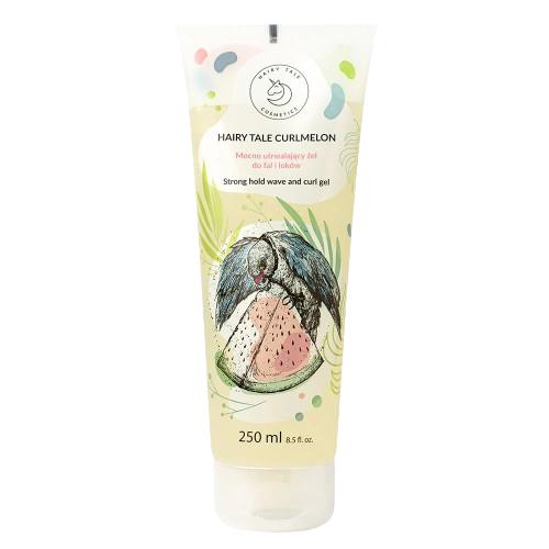 Zdjęcie produktu - Hairy Tale Cosmetics Curlmelon Mocno utrwalający żel do fal i lok&oacute;w, 250 ml