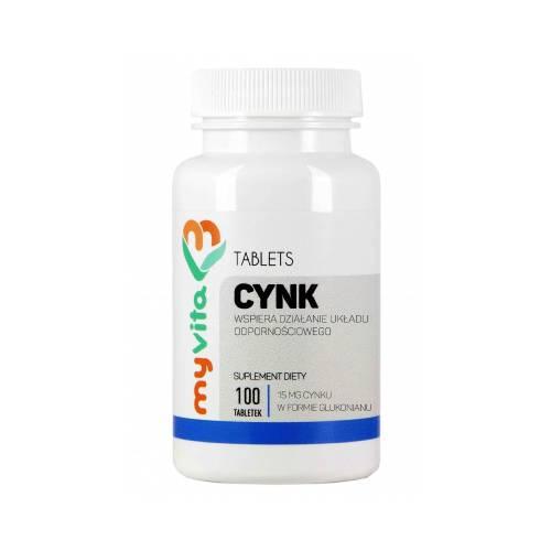Zdjęcie produktu - MyVita Cynk 15 mg, 100 tabl.