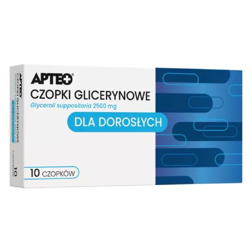 Zdjęcie produktu - APTEO Czopki glicerynowe dla dorosłych 2500 mg, 10 szt.