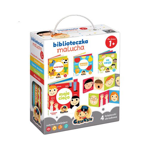 Zdjęcie produktu - CzuCzu. Biblioteczka Malucha 4 książeczki obrazkowe dla dzieci 1+
