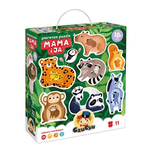 Zdjęcie produktu -  CzuCzu Pierwsze puzzle Mama i ja, 22 elementy