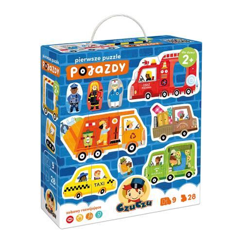 Zdjęcie produktu - CzuCzu Pierwsze puzzle Pojazdy 2+ (28 el.)