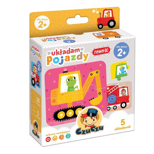 Zdjęcie produktu - CzuCzu Pierwsze puzzle Układam pojazdy 2+