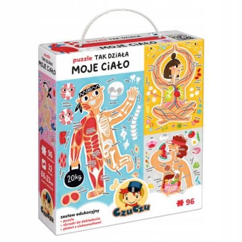 Zdjęcie produktu - CzuCzu Puzzle Tak działa moje ciało, 96 element&oacute;w