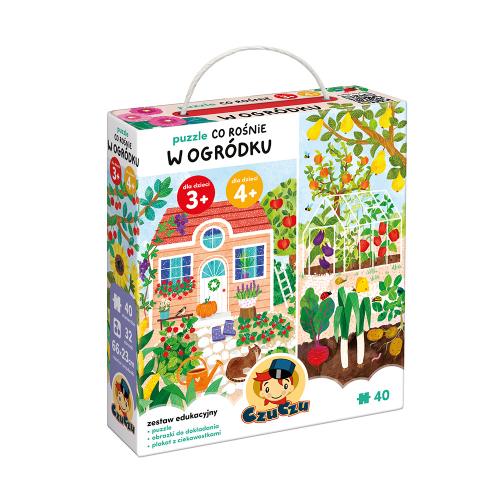 Zdjęcie produktu - CzuCzu Puzzle Co rośnie w ogr&oacute;dku 3+ 4+