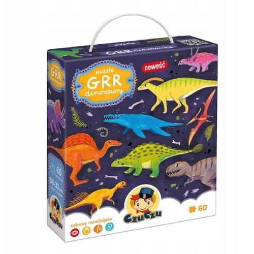 Zdjęcie produktu - CzuCzu Puzzle Grr Dinozaury, 60 element&oacute;w