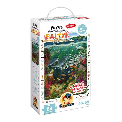 CzuCzu Puzzle obserwacyjne Bałtyk dla dzieci 5+