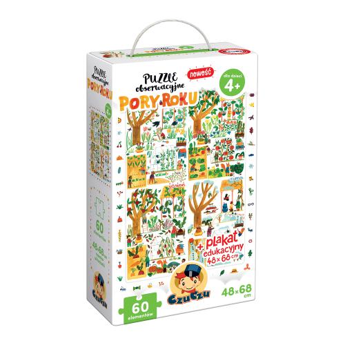 CzuCzu Puzzle obserwacyjne Pory roku dla dzieci 4+