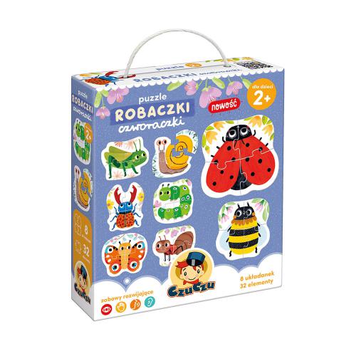 Zdjęcie produktu - CzuCzu Puzzle Robaczki czworaczki dla dzieci 2+