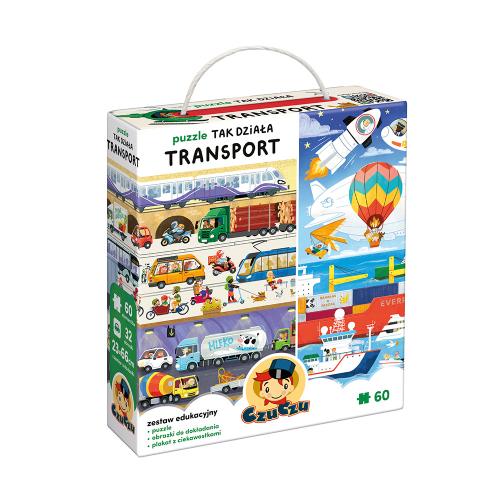 Zdjęcie produktu - CzuCzu Puzzle Tak działa transport 4+