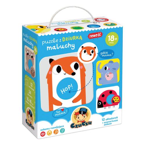 CzuCzu Puzzle z dziurką Maluchy 18m+