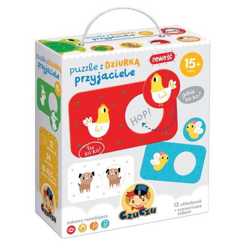 CzuCzu Puzzle z dziurką Przyjaciele 15m+