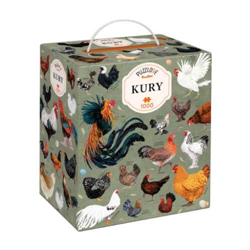Zdjęcie produktu - CzuCzu Puzzlove Kury Puzzle, 1000 element&oacute;w