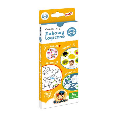 Zdjęcie produktu - CzuCzu Uczy Zabawy logiczne dla dzieci od 5-6 lat