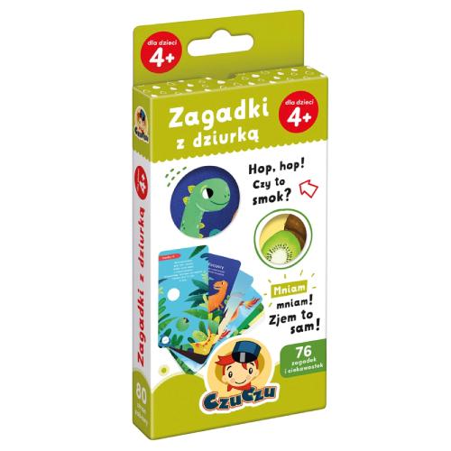 CzuCzu Zagadki z dziurką dla dzieci 4m+ zwierzęta, 76 element&oacute;w