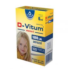 Zdjęcie produktu - D-Vitum 1000 j.m witamina D - areozol 6 ml
