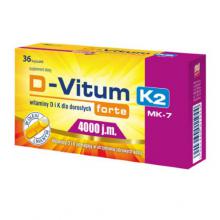 D-Vitum forte 4000 j.m. K2- 36kaps.