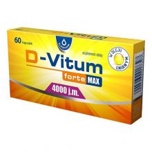 Zdjęcie produktu - D-Vitum Forte Max 4000 j.m., 60kaps.