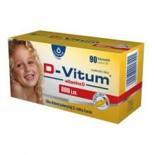 Zdjęcie produktu - D-Vitum Witamina D 800 j.m., 90 kapsułek twist-off