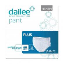 Zdjęcie produktu - DAILEE Pant Premium Plus Majtki chłonne S, 15szt. KR&Oacute;TKA DATA 30.09.2026