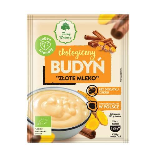 Zdjęcie produktu - Dary Natury Budyń Złote Mleko, 40 g