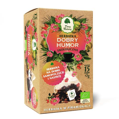Zdjęcie produktu - DARY NATURY Herbatka ekologiczna Dobry humor EKO, 15x3g