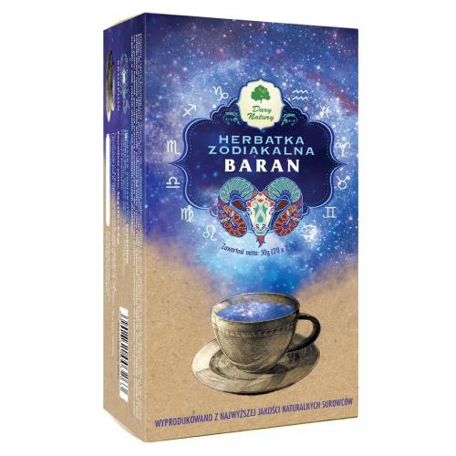 Zdjęcie produktu - DARY NATURY Herbata Zodiakalna Baran, 20 saszetek