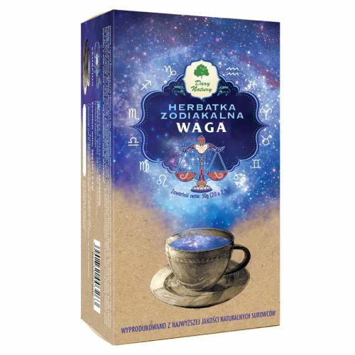 Zdjęcie produktu - DARY NATURY Herbata Zodiakalna Waga, 20 saszetek