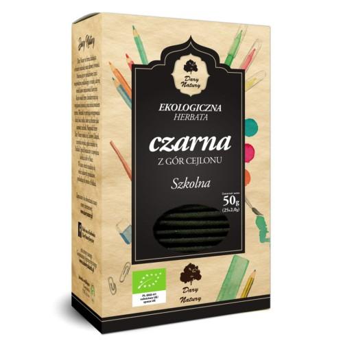 Zdjęcie produktu - DARY NATURY Herbata czarna Szkolna EKO, 50g