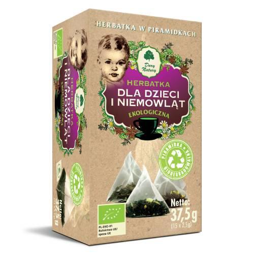 Zdjęcie produktu - DARY NATURY Ekologiczna Herbatka dla dzieci i niemowląt, 15&times;2,5g