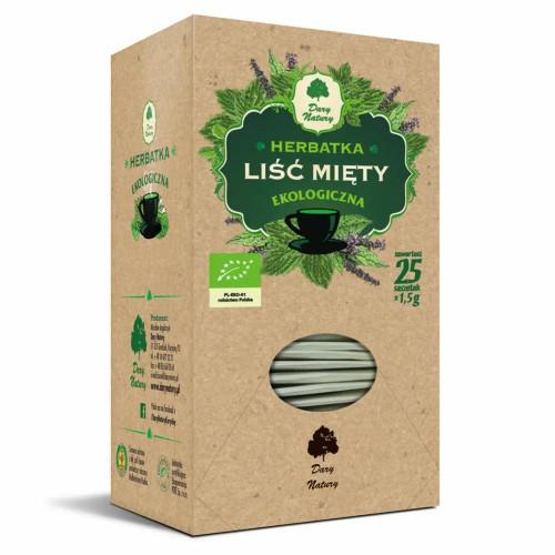 Zdjęcie produktu - Dary Natury Liść mięty herbatka, 25 szt.