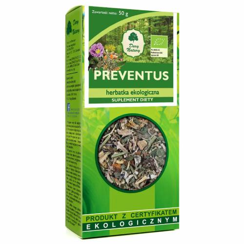 Zdjęcie produktu - DARY NATURY Herbatka Preventus Eko, 50g