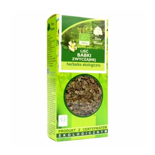 Zdjęcie produktu - DARY NATURY Liść babki zwyczajnej Herbatka ekologiczna, 50g