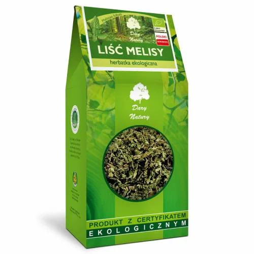 Zdjęcie produktu - Dary Natury Ekologiczna herbatka ziołowa Liść Melisy, 100 g